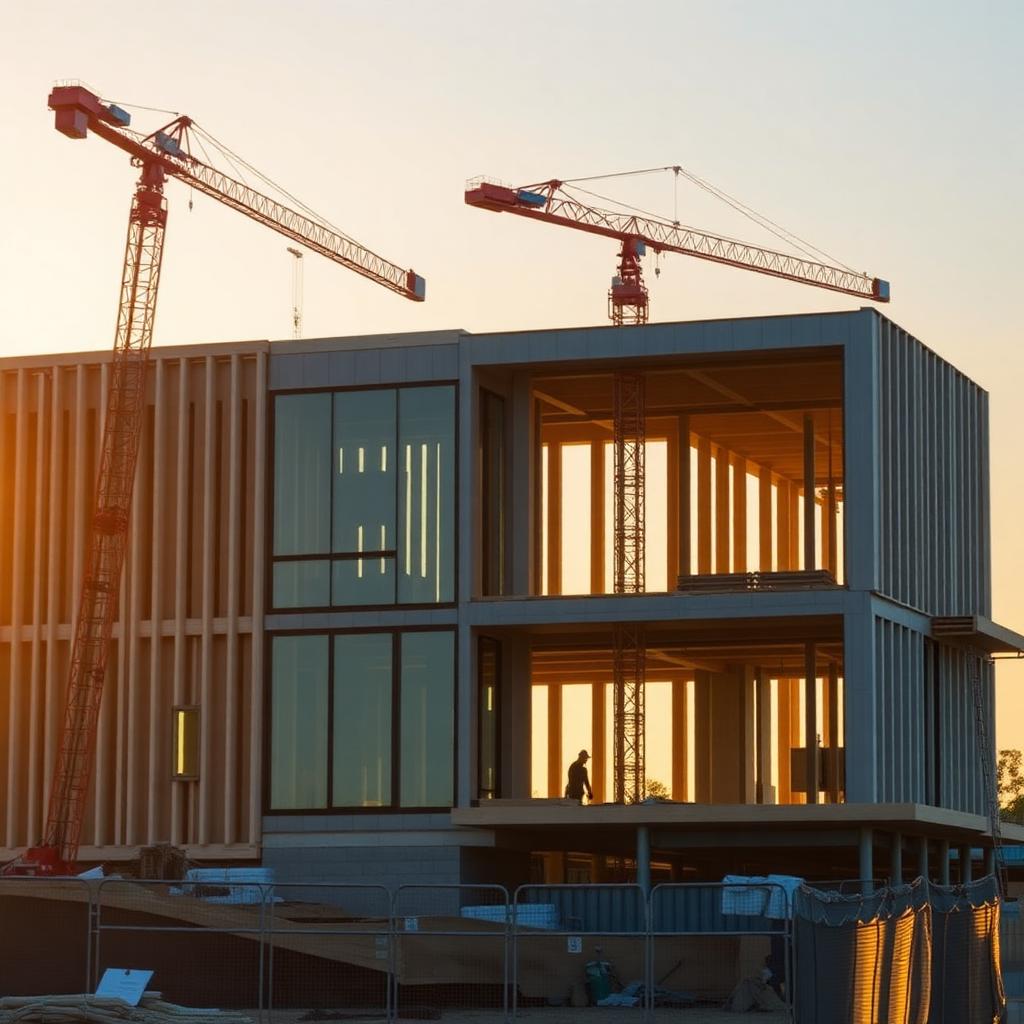 Construction progress photography